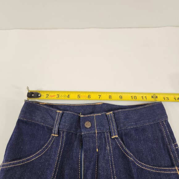 Sears Girls 14 High Waisted Wide Leg Flare Jeans Vtg 1970s - Picture 9 of 13